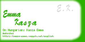 emma kasza business card